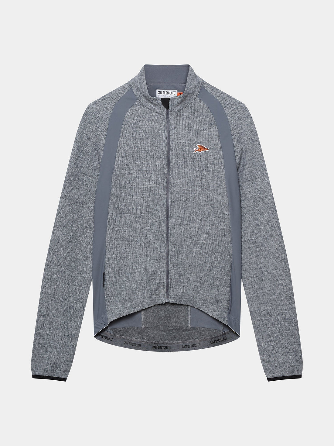 Café du Cycliste Marguerite Men's Long Sleeve Merino Cycling Jersey Radtrikot langarm Mountain Fog