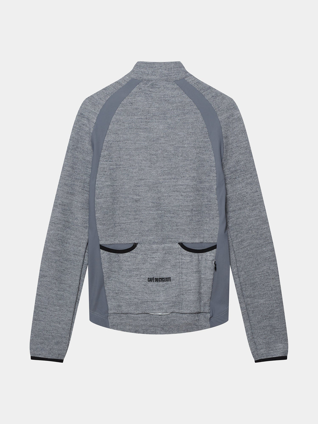 Café du Cycliste Marguerite Men's Long Sleeve Merino Cycling Jersey Radtrikot langarm Mountain Fog