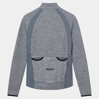 Café du Cycliste Marguerite Women's Long Sleeve Merino Cycling Jersey Radtrikot Mountain Fog