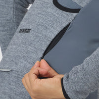 Café du Cycliste Marguerite Women's Long Sleeve Merino Cycling Jersey Radtrikot Mountain Fog