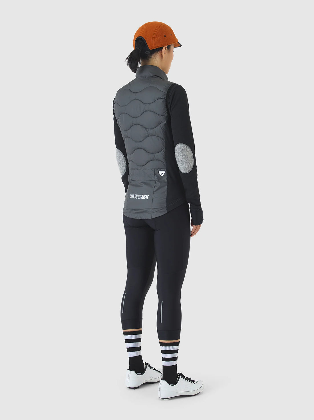 Café du Cycliste Alexia Unisex Thermal Gilet Thermo Weste Anthracite