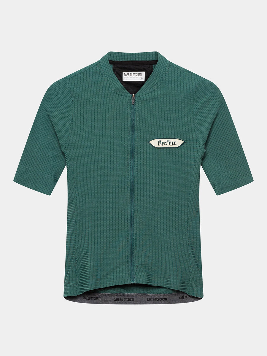 Café du Cycliste Emeline Men's Lightweight Jersey Radtrikot Alpine Green