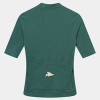 Café du Cycliste Emeline Women's Lightweight Jersey Radtrikot Alpine Green