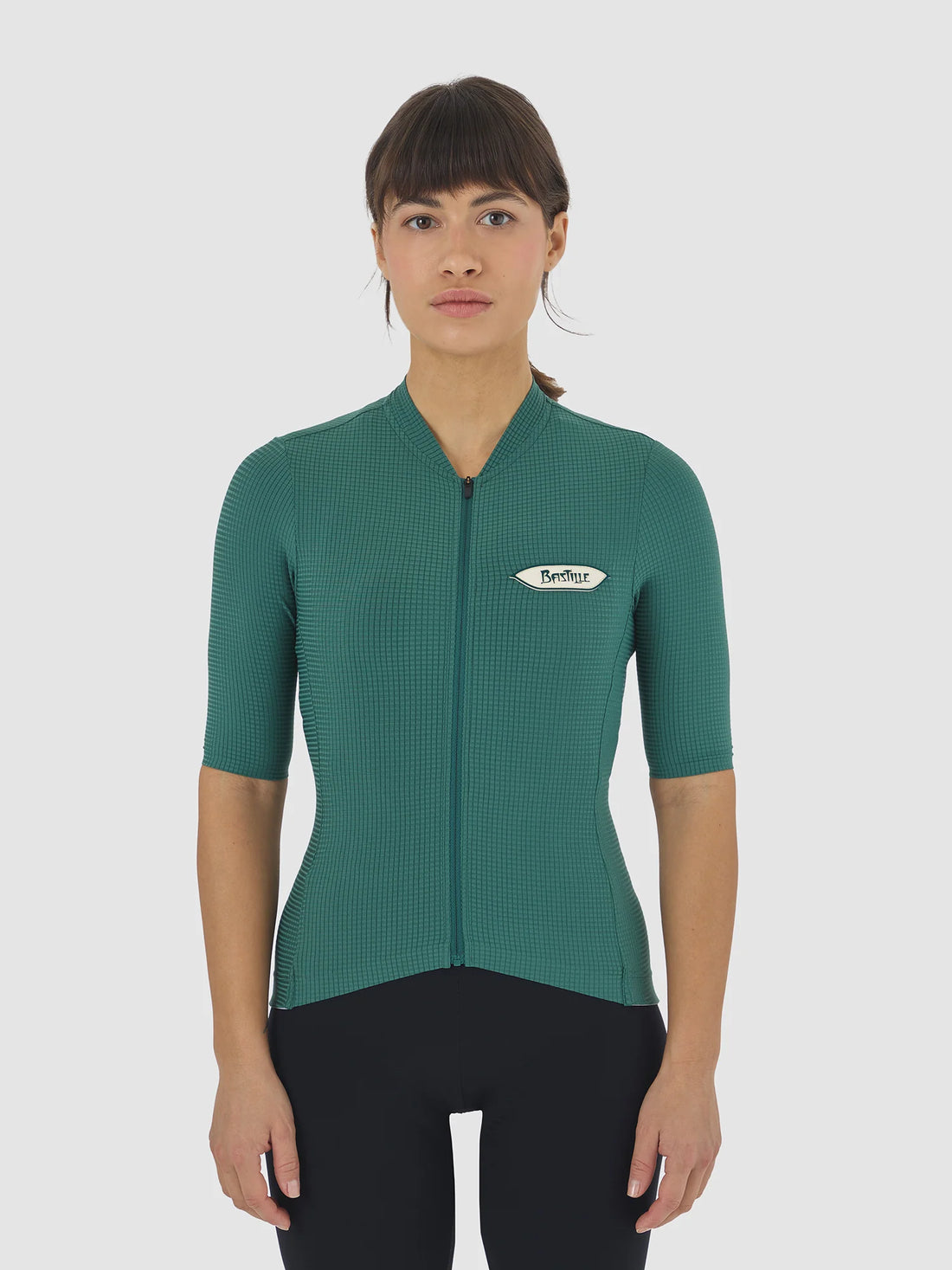 Café du Cycliste Emeline Women's Lightweight Jersey Radtrikot Alpine Green