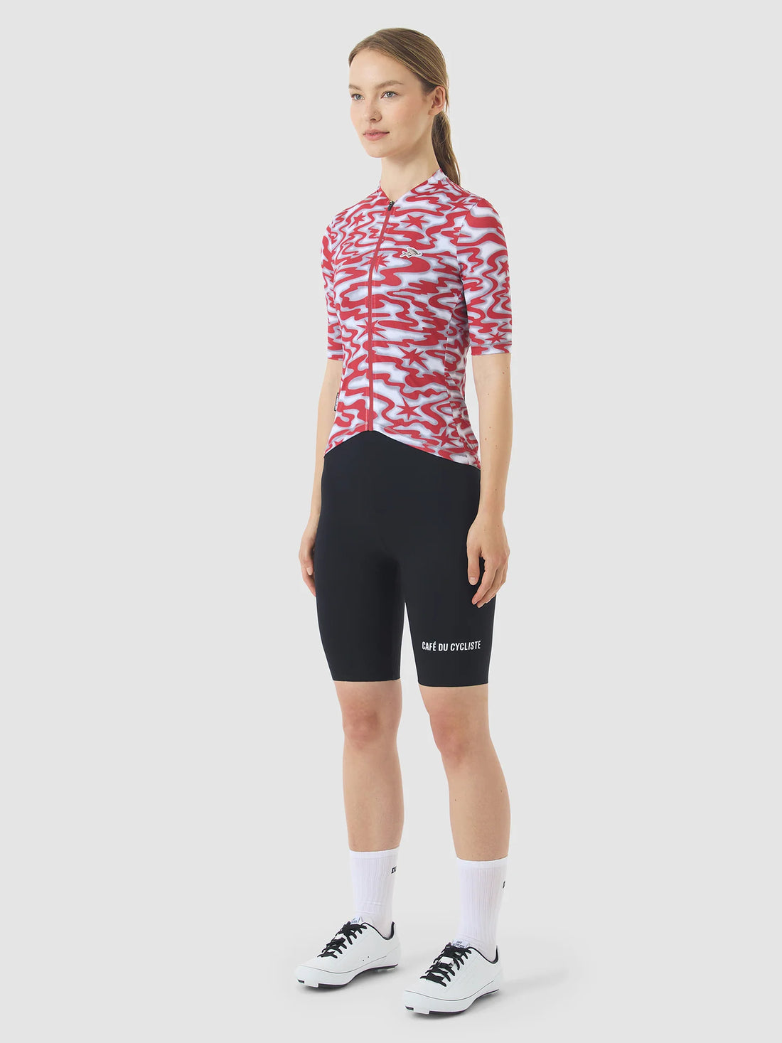 Café du Cycliste Women's Superlight Jersey Laurette Radtrikot Stars / Fired Moon