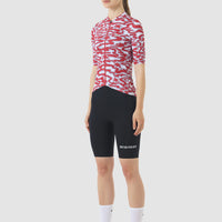 Café du Cycliste Women's Superlight Jersey Laurette Radtrikot Stars / Fired Moon