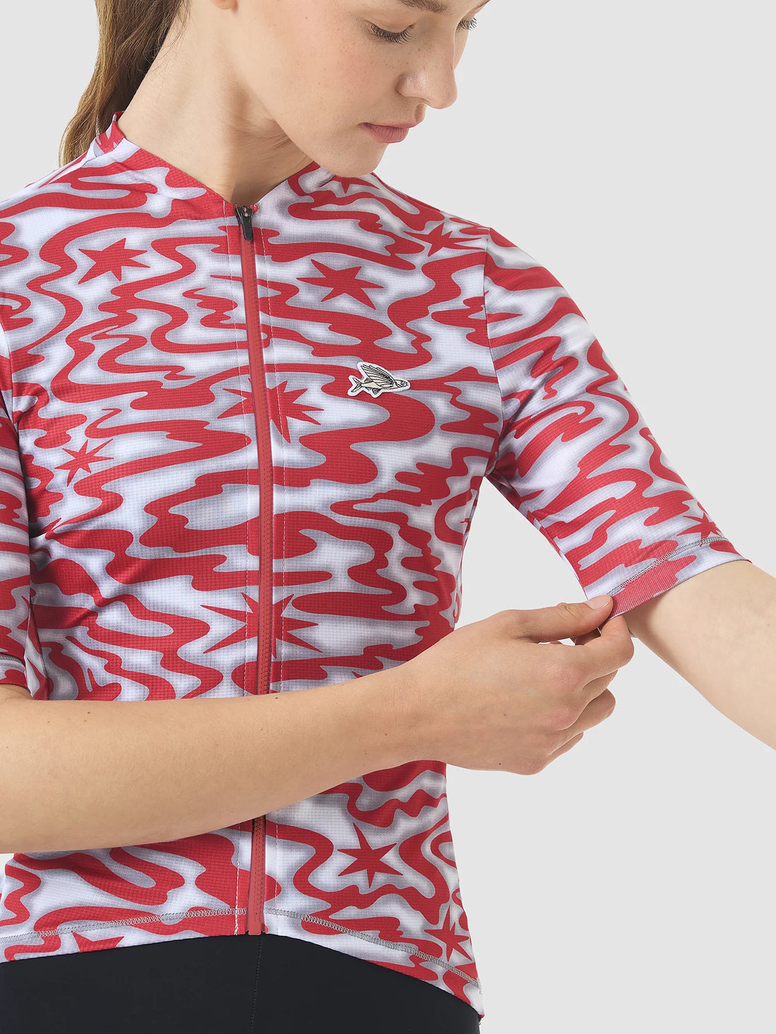 Café du Cycliste Women's Superlight Jersey Laurette Radtrikot Stars / Fired Moon