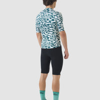 Café du Cycliste Men's Superlight Jersey Laurette Radtrikot Stars / Dark Sea