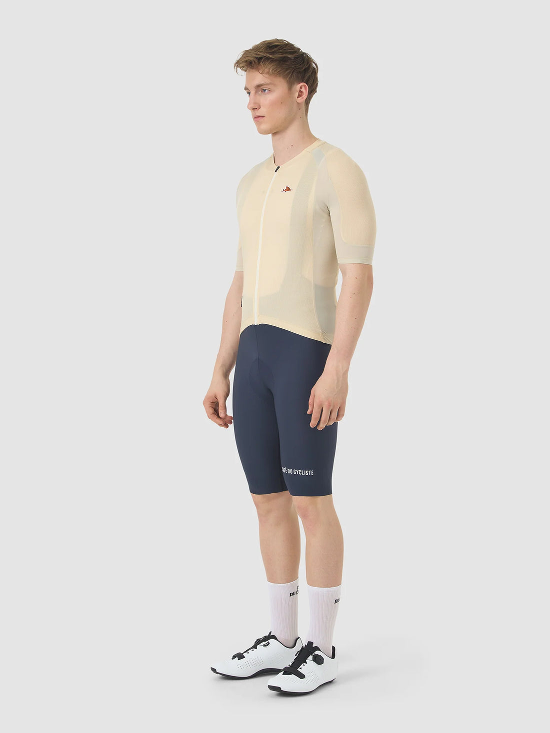 Café du Cycliste Mireille Men's Merino Jersey Radtrikot Fog