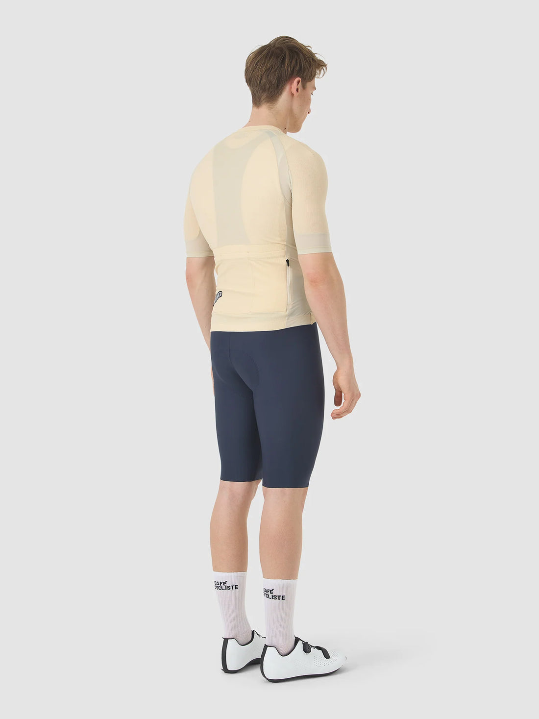 Café du Cycliste Mireille Men's Merino Jersey Radtrikot Fog