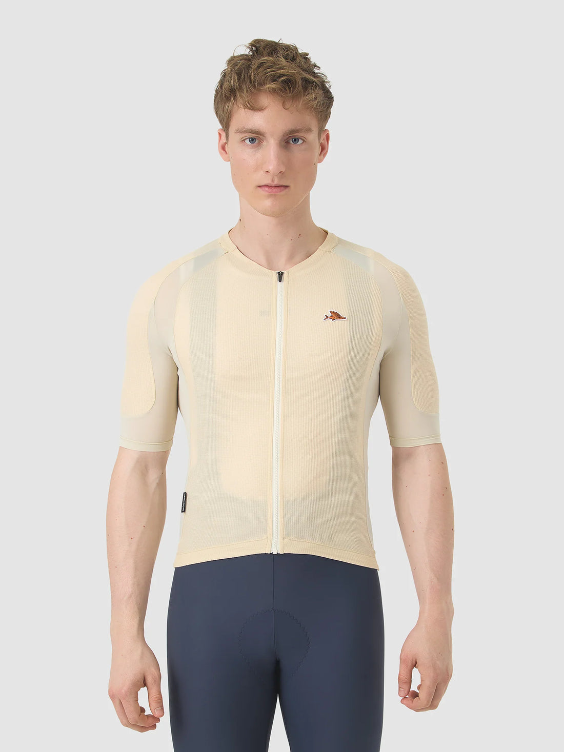 Café du Cycliste Mireille Men's Merino Jersey Radtrikot Fog