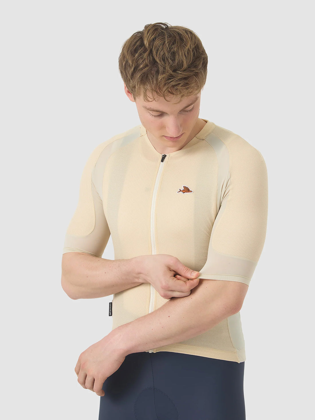 Café du Cycliste Mireille Men's Merino Jersey Radtrikot Fog