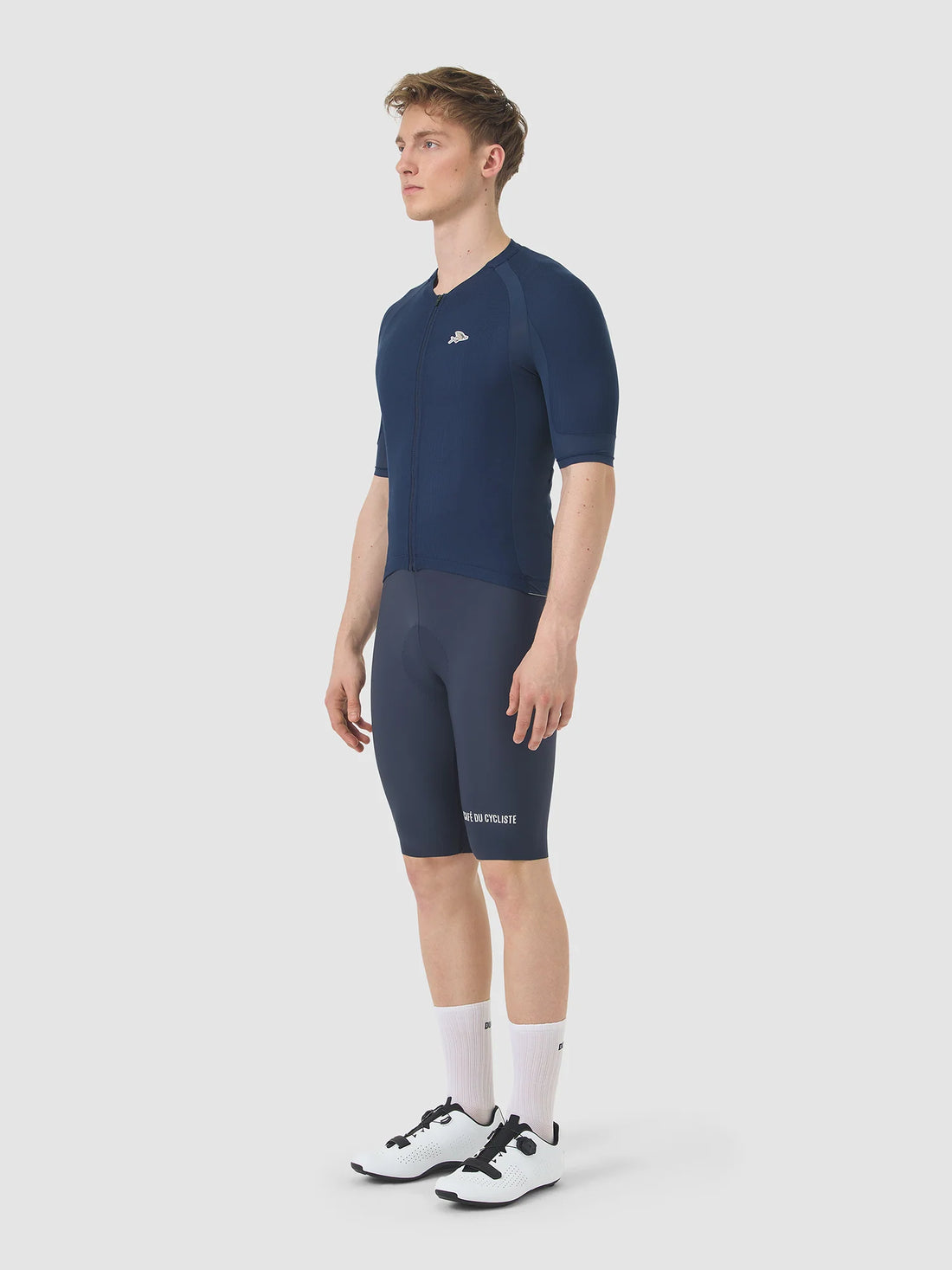 Café du Cycliste Mireille Men's Merino Jersey Radtrikot Navy Blue