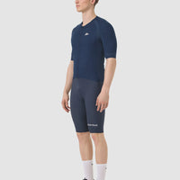 Café du Cycliste Mireille Men's Merino Jersey Radtrikot Navy Blue