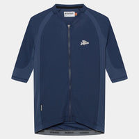 Café du Cycliste Mireille Men's Merino Jersey Radtrikot Navy Blue