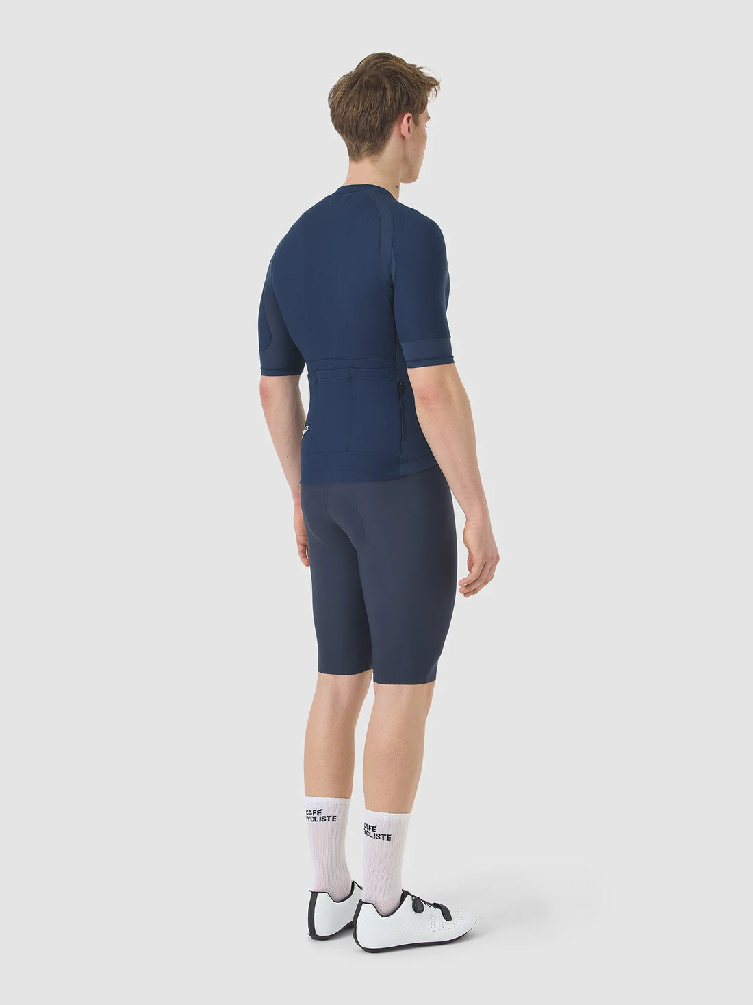 Café du Cycliste Mireille Men's Merino Jersey Radtrikot Navy Blue