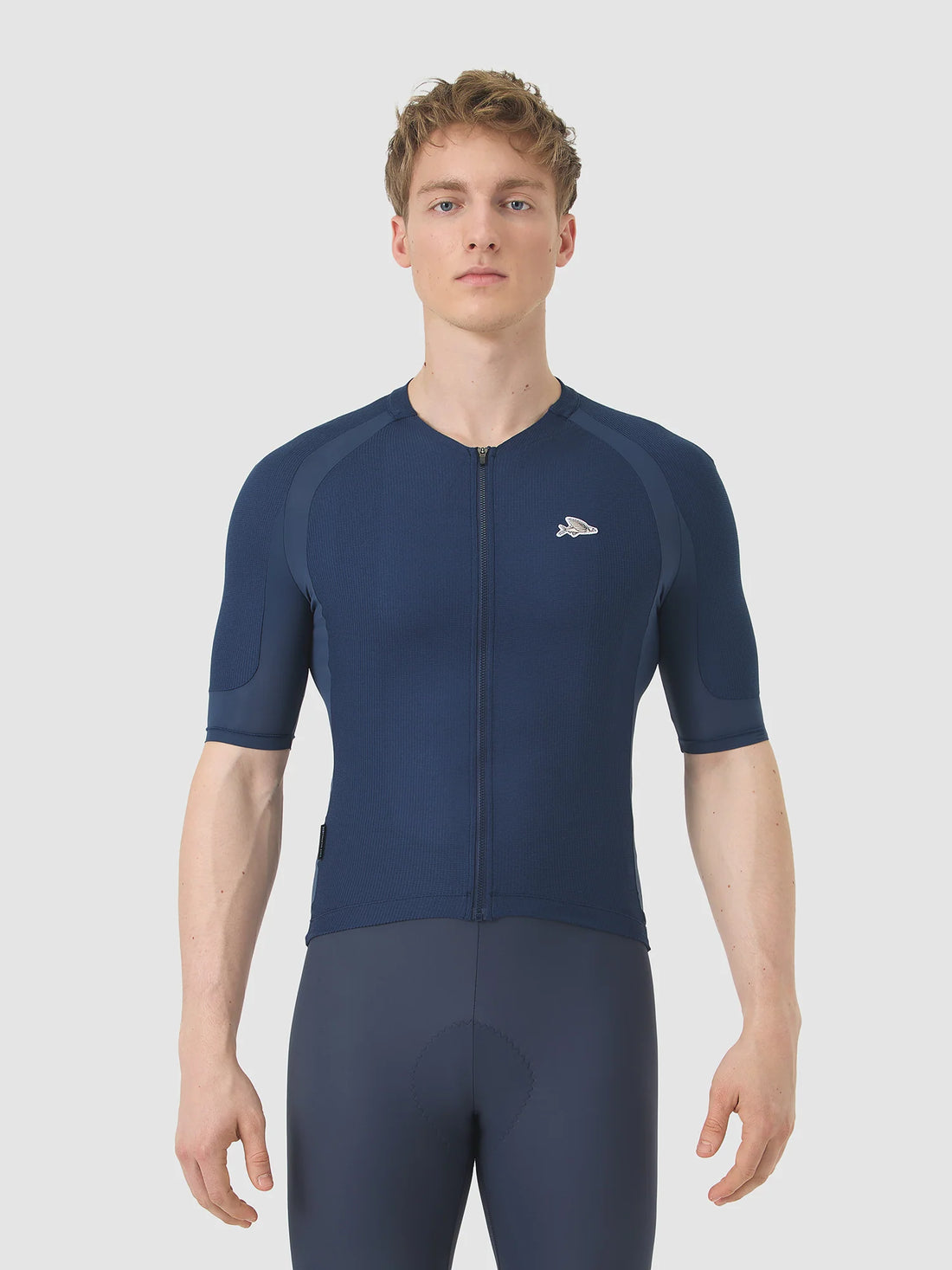 Café du Cycliste Mireille Men's Merino Jersey Radtrikot Navy Blue
