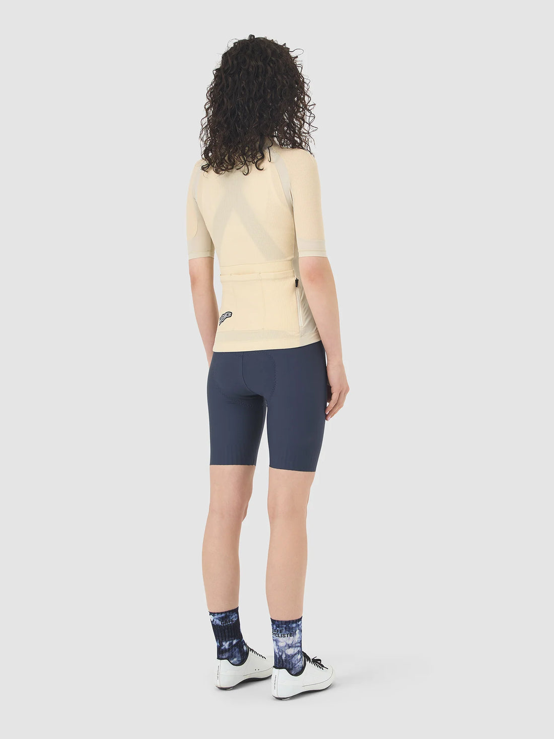 Café du Cycliste Mireille Women's Merino Jersey Radtrikot Fog
