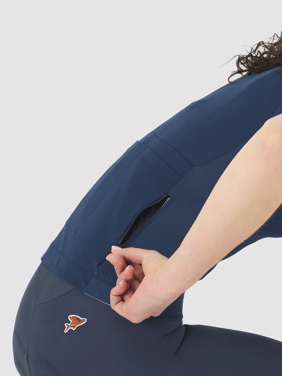 Café du Cycliste Mireille Women's Merino Jersey Radtrikot Navy Blue