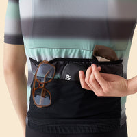 Café du Cycliste Mona Men's Superlight Jersey Radtrikot Anthracite/Agave