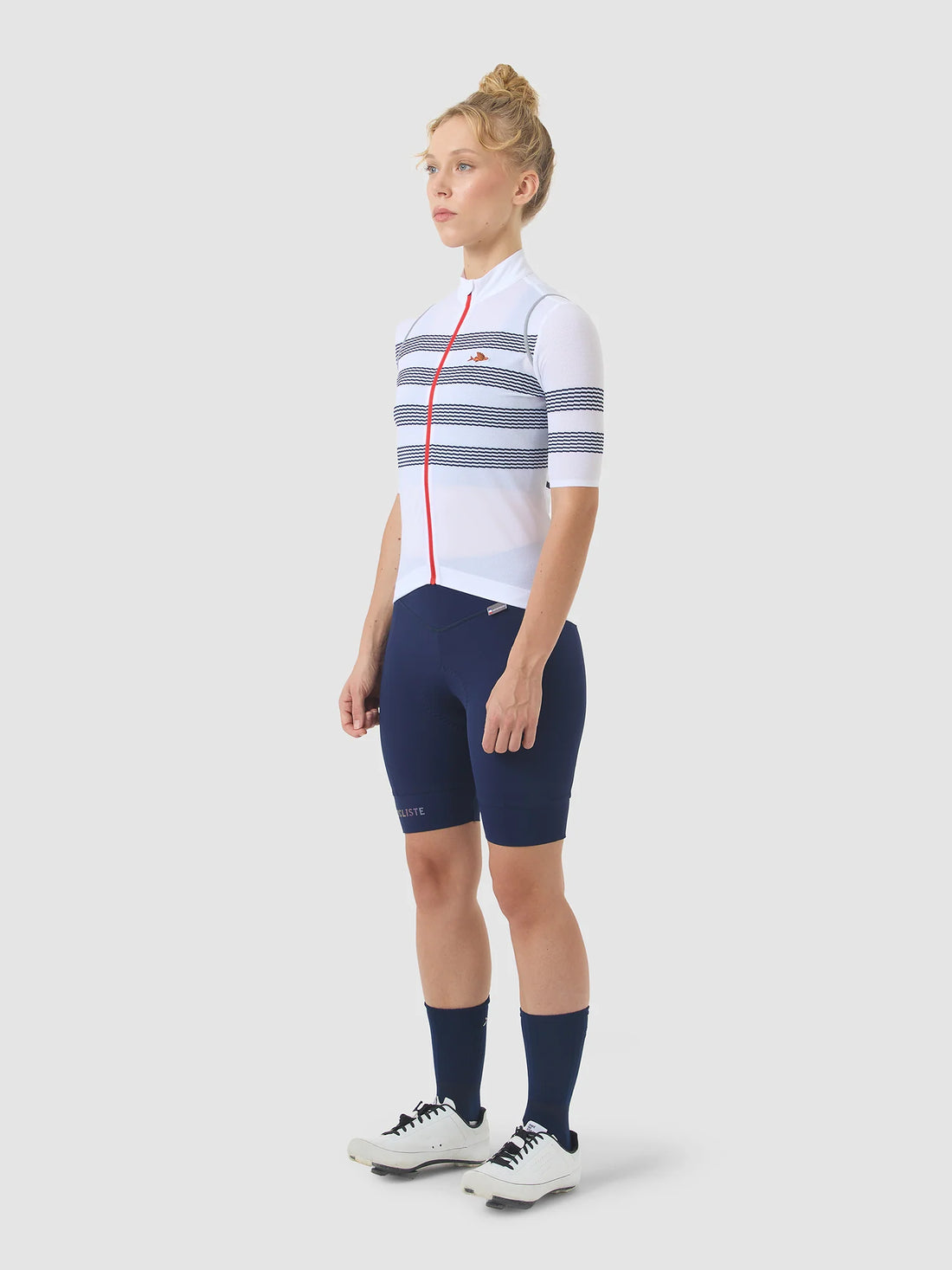 Café du Cycliste Mona Women's Superlight Cycling Jersey Radtrikot Mariniere