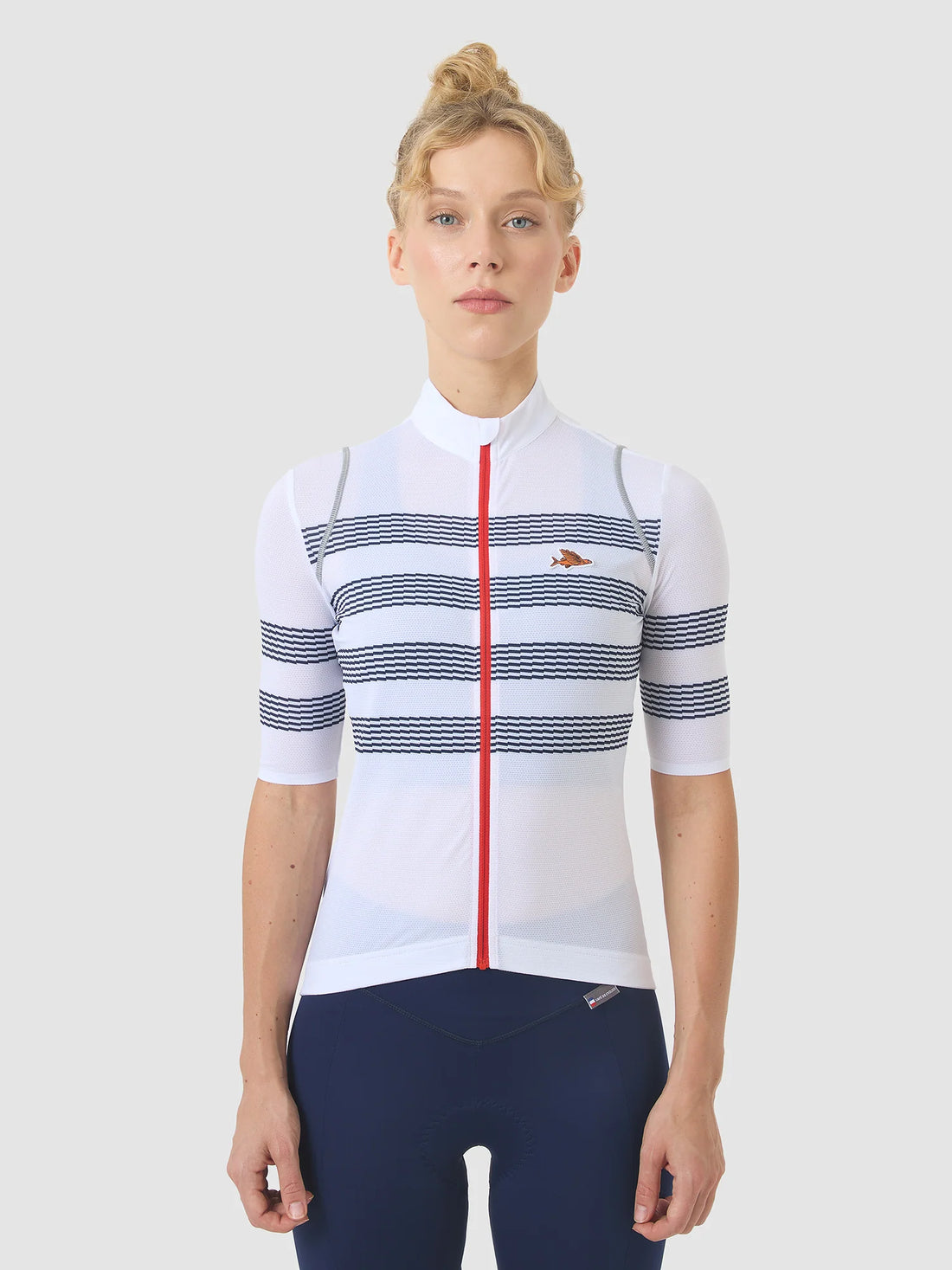 Café du Cycliste Mona Women's Superlight Cycling Jersey Radtrikot Mariniere