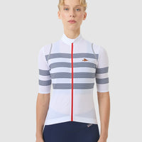 Café du Cycliste Mona Women's Superlight Cycling Jersey Radtrikot Mariniere