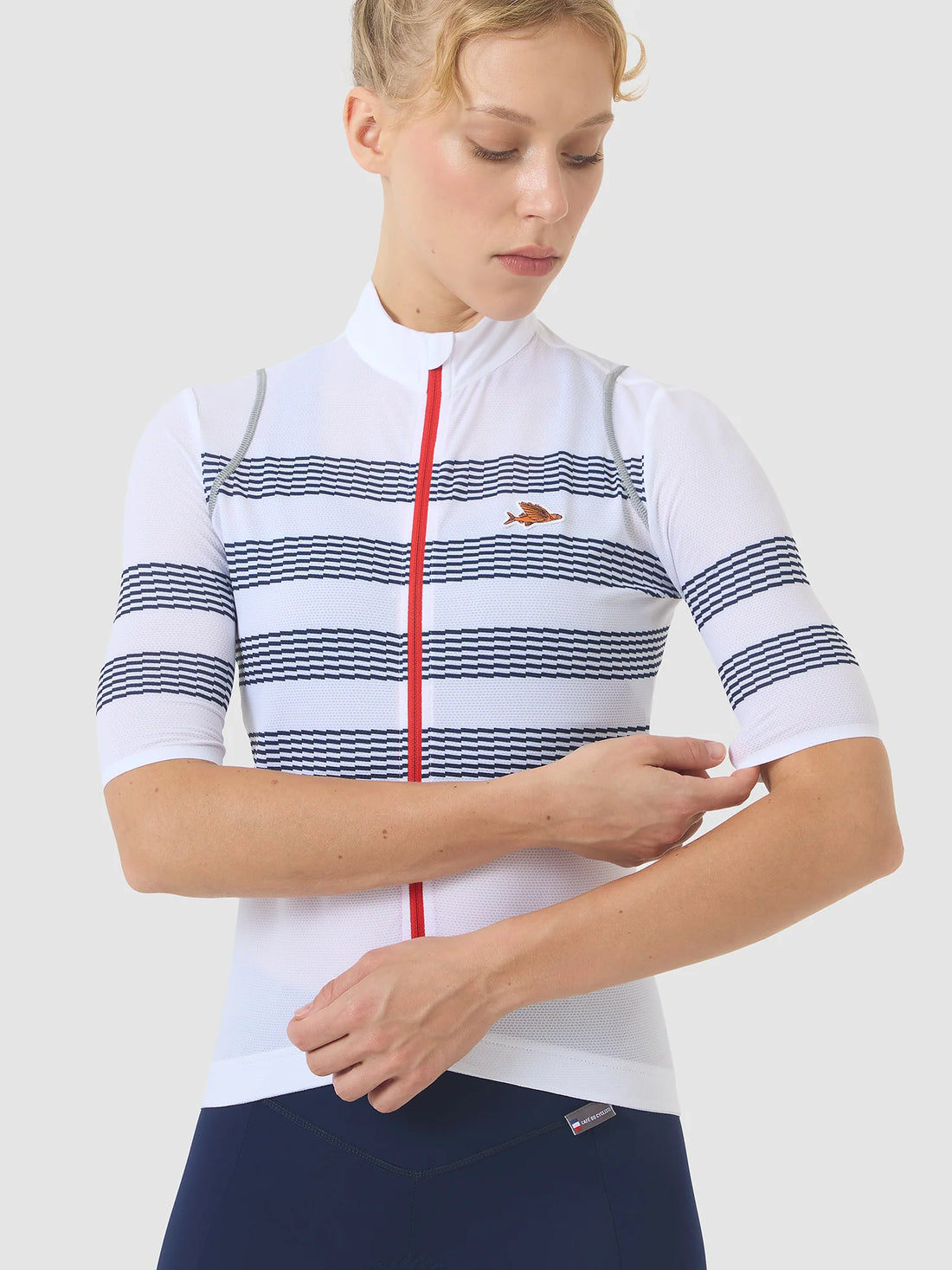 Café du Cycliste Mona Women's Superlight Cycling Jersey Radtrikot Mariniere