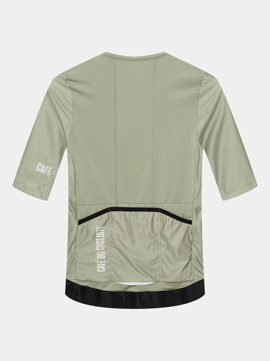 Café du Cycliste Olympe Textured Men's Jersey Radtrikot Puddle