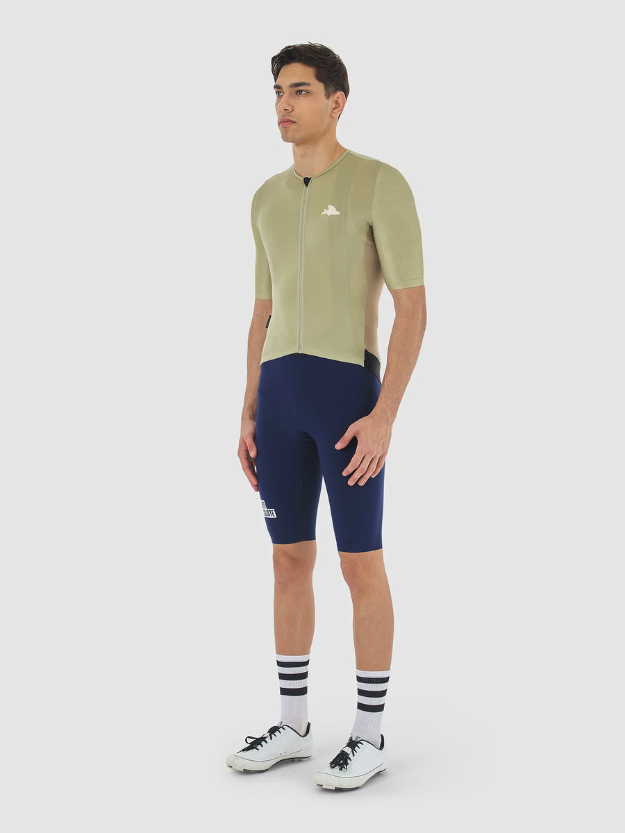 Café du Cycliste Olympe Textured Men's Jersey Radtrikot Puddle