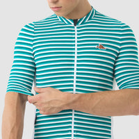 Café du Cycliste Romy Men's Jersey Radtrikot White / Dark Sea