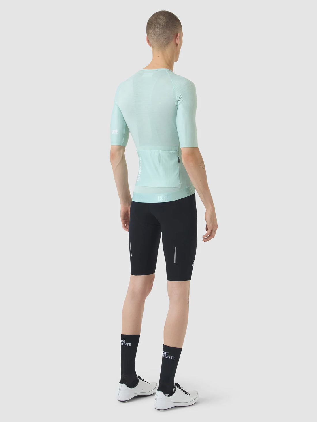 Café du Cycliste Men's Superlight Jersey Vinciane Radtrikot Jadeite