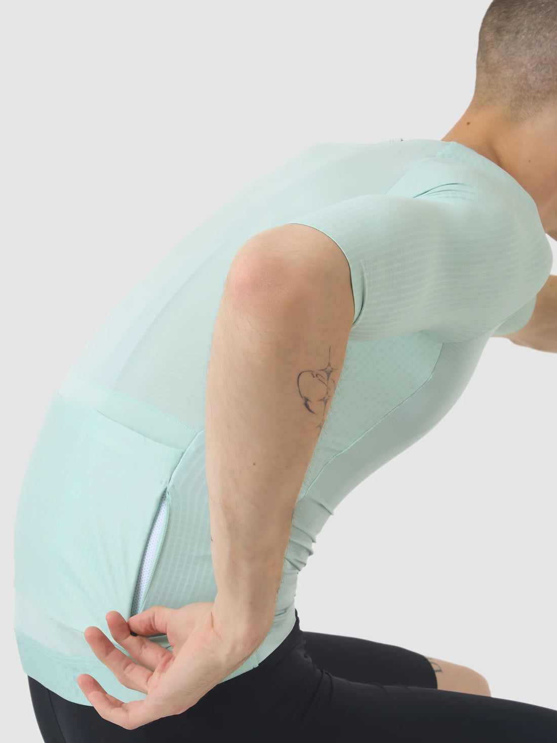 Café du Cycliste Men's Superlight Jersey Vinciane Radtrikot Jadeite