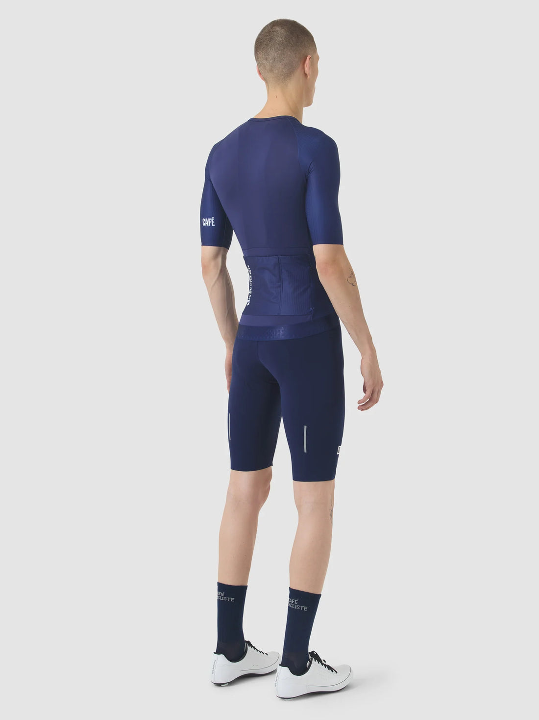 Café du Cycliste Men's Superlight Jersey Vinciane Radtrikot Navy