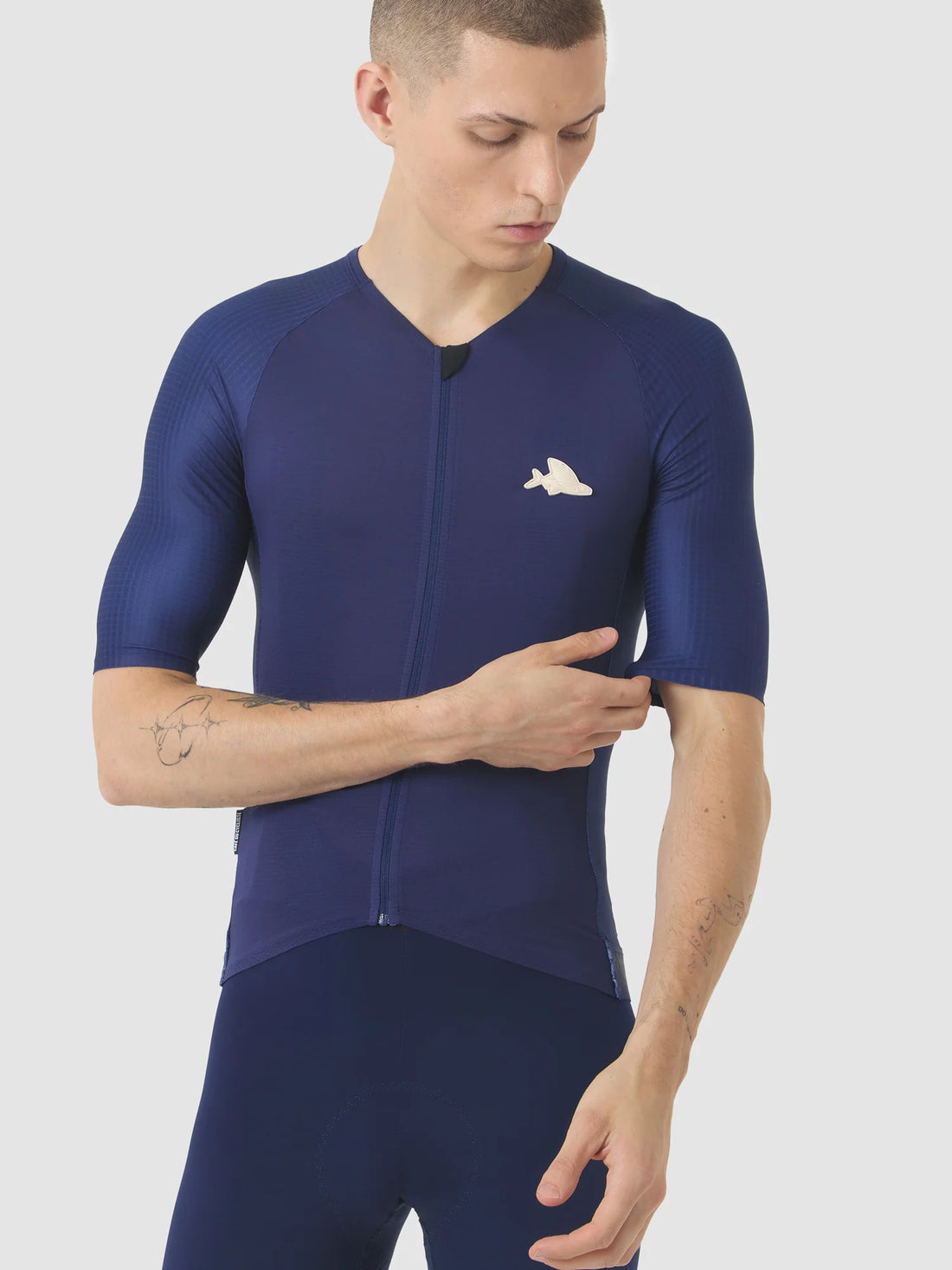 Café du Cycliste Men's Superlight Jersey Vinciane Radtrikot Navy