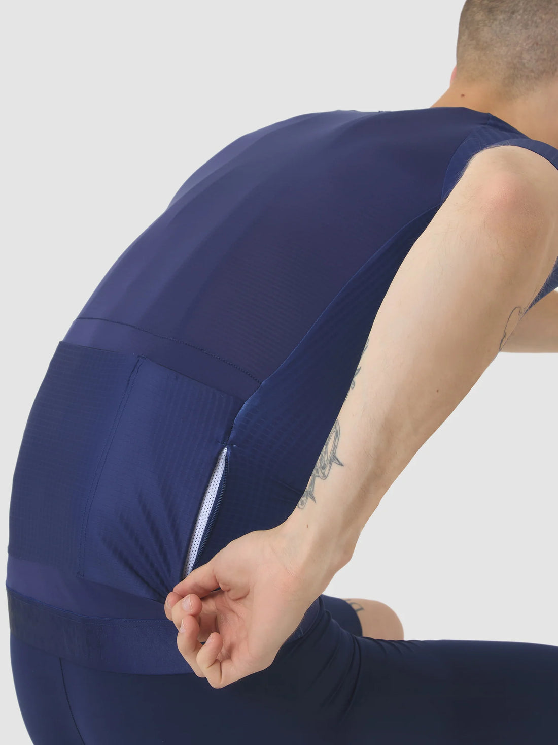 Café du Cycliste Men's Superlight Jersey Vinciane Radtrikot Navy