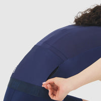 Café du Cycliste Women's Superlight Jersey Vinciane Radtrikot Navy Blue