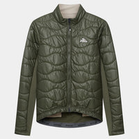 Café du Cycliste Albertine V2 Men's Thermal Cycling Jacked Winter Fahrradjacke Khaki