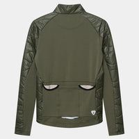 Café du Cycliste Albertine V2 Men's Thermal Cycling Jacked Winter Fahrradjacke Khaki