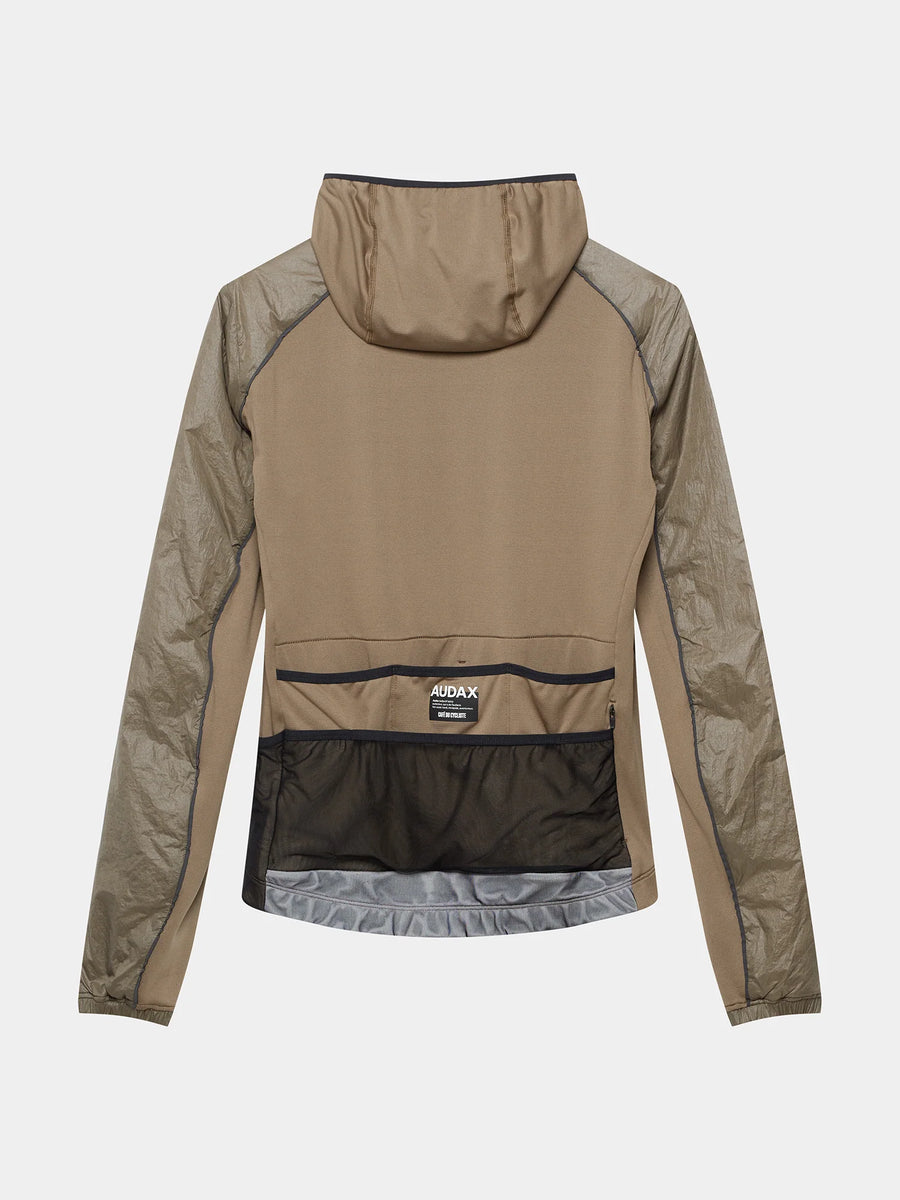 Café du Cycliste Lise Men's Insulated Jacket Fahrradjacke Carob