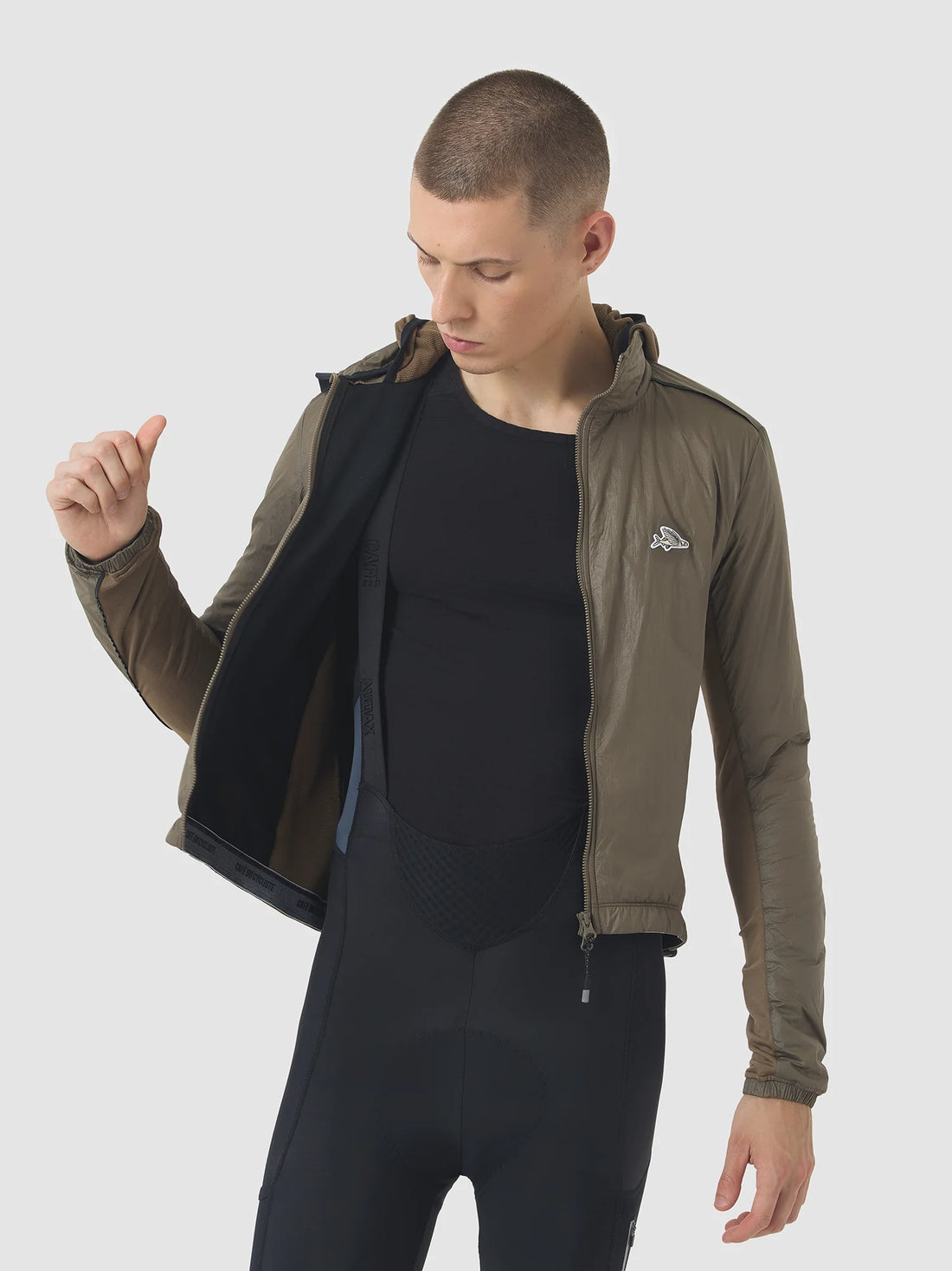 Café du Cycliste Lise Men's Insulated Jacket Fahrradjacke Carob