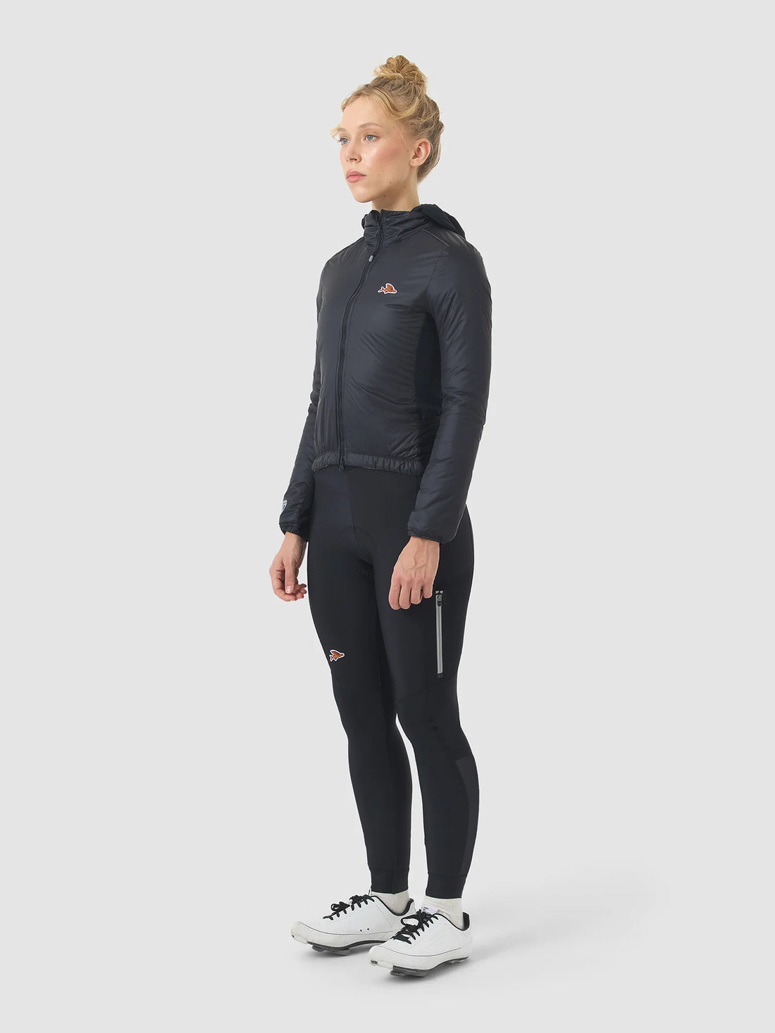 Café du Cycliste Lise Women's Insulated Jacket Fahrradjacke Black