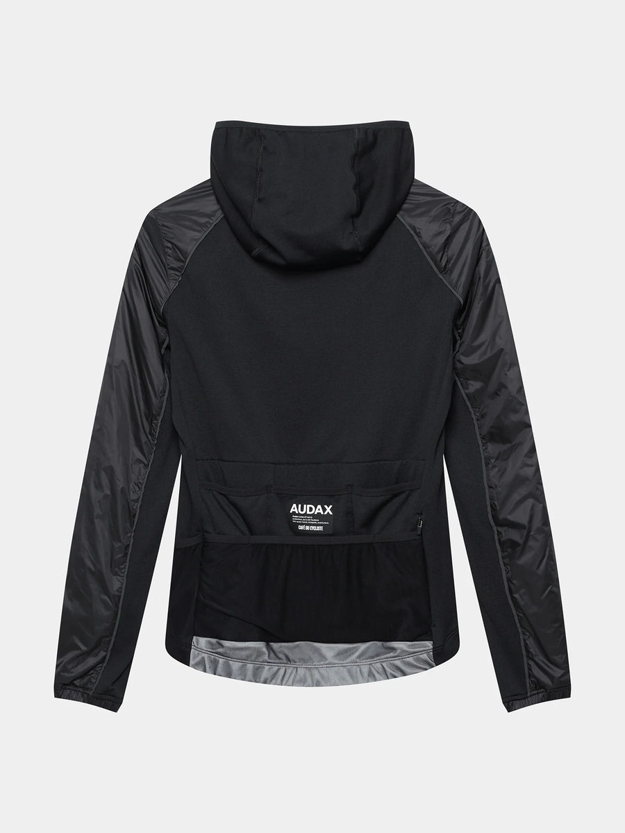 Café du Cycliste Lise Women's Insulated Jacket Fahrradjacke Black