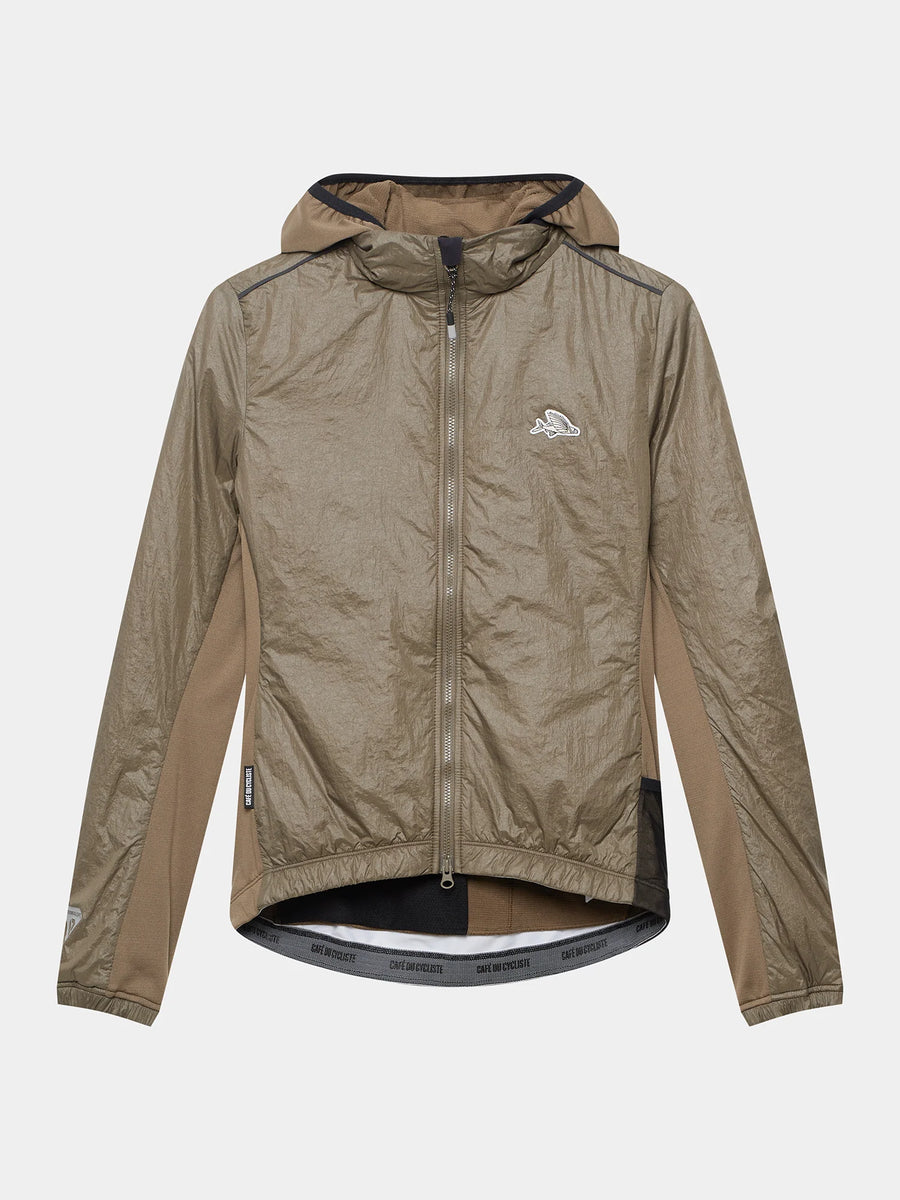 Café du Cycliste Lise Women's Insulated Jacket Fahrradjacke Carob