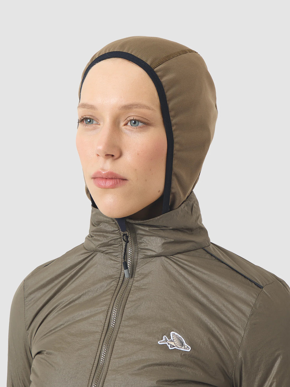 Café du Cycliste Lise Women's Insulated Jacket Fahrradjacke Carob