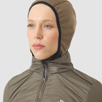 Café du Cycliste Lise Women's Insulated Jacket Fahrradjacke Carob