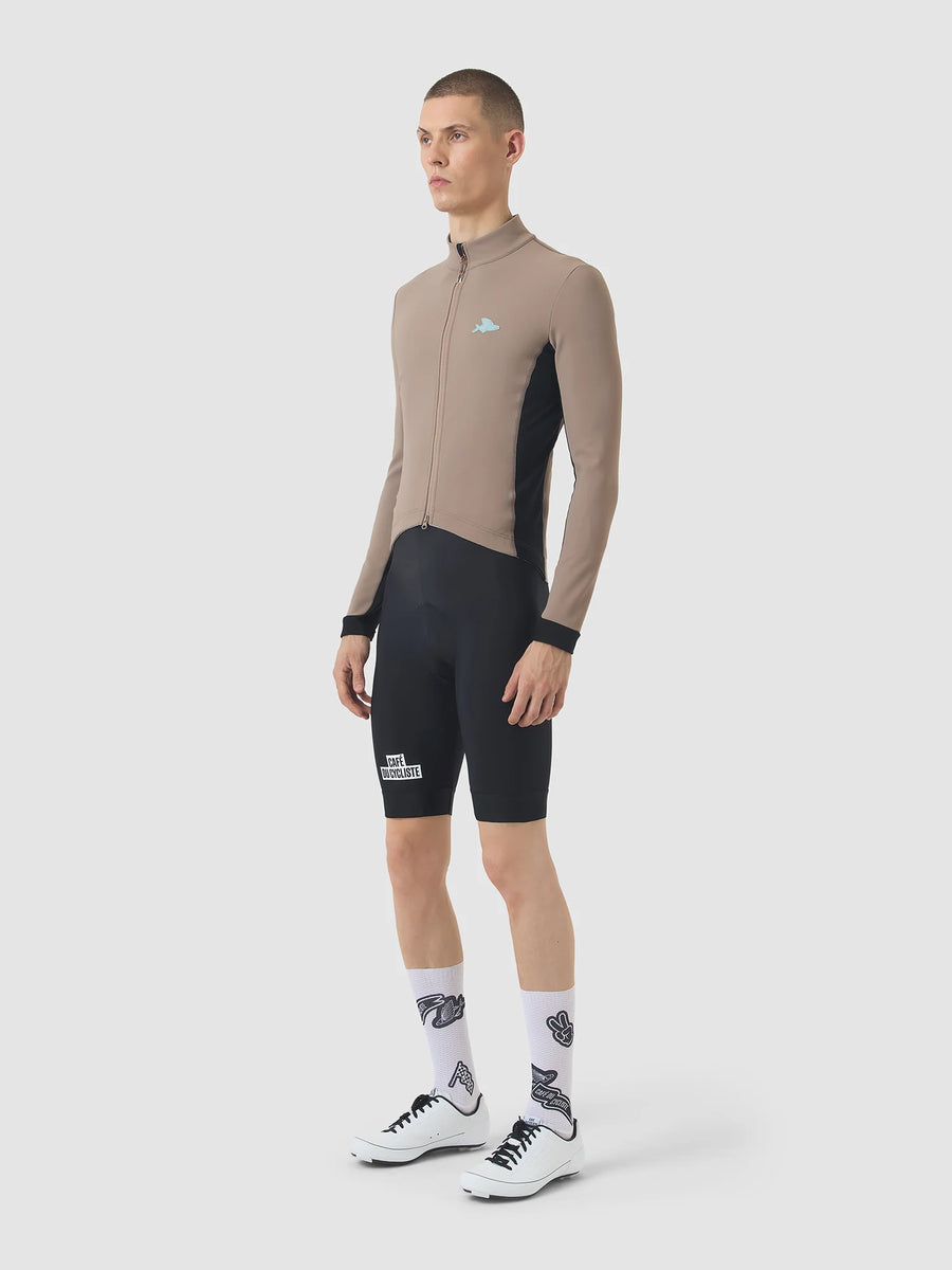 Café du Cycliste Manon Men's Softshell Jacket Fahrradjacke Oyster Grey