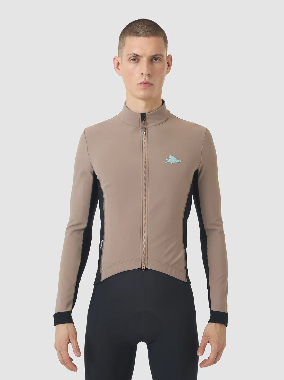 Café du Cycliste Manon Men's Softshell Jacket Fahrradjacke Oyster Grey