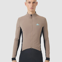 Café du Cycliste Manon Men's Softshell Jacket Fahrradjacke Oyster Grey