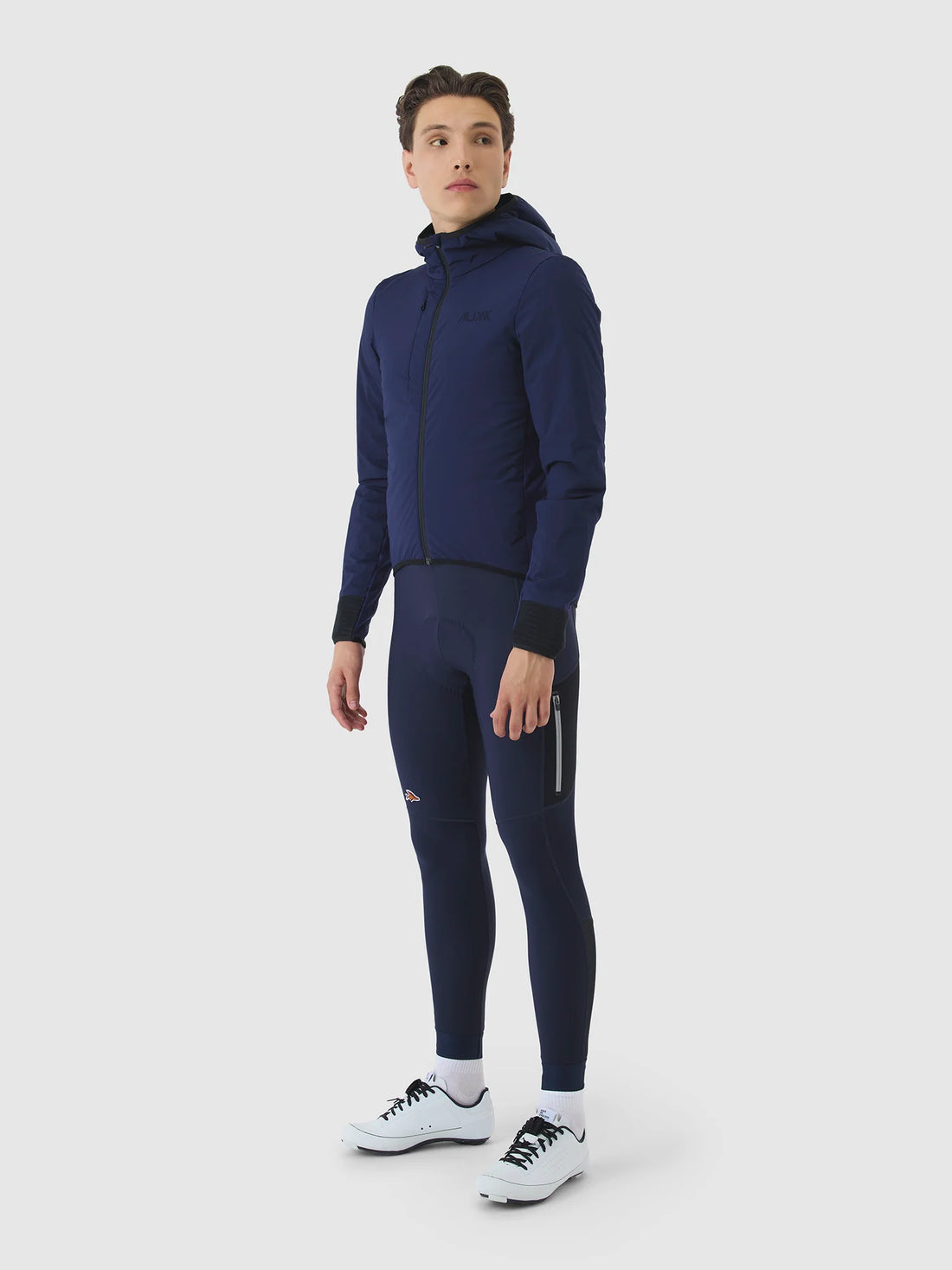 Café du Cycliste Zelie Men's Thermal Jacket Winter Fahrradjacke Navy